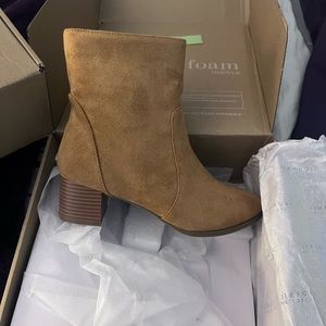 Suede Brown Booties